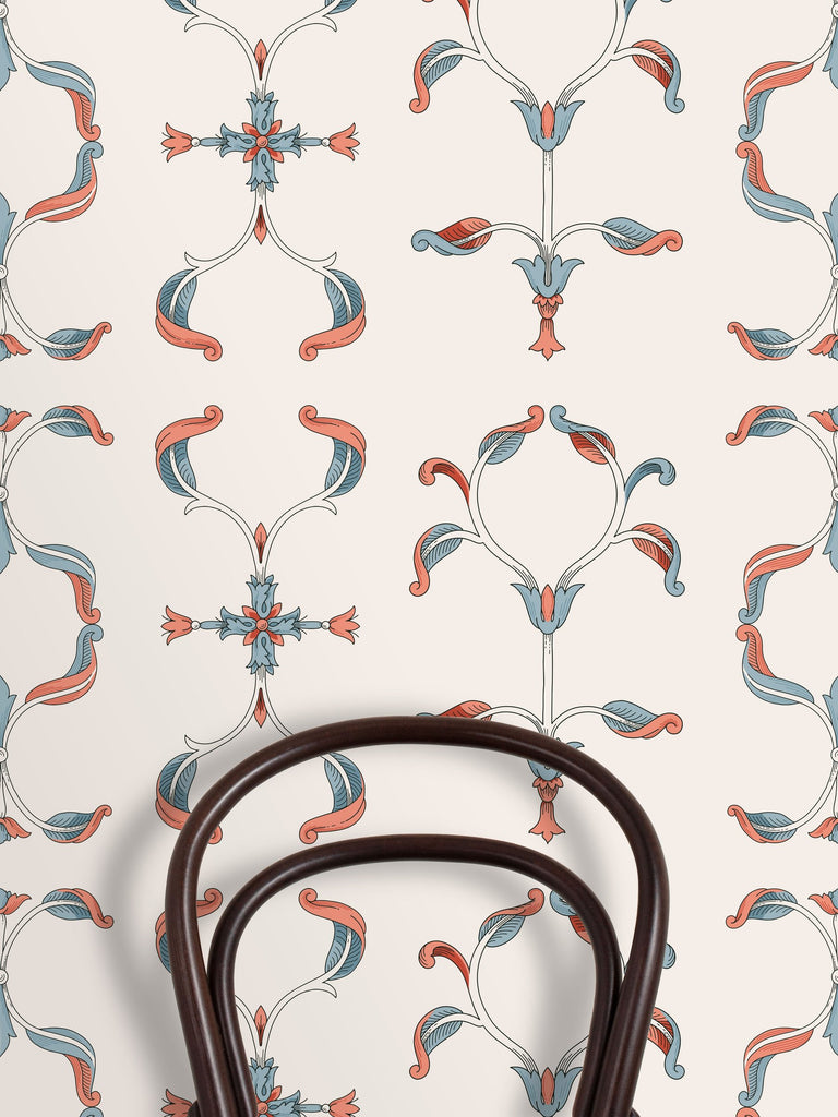 Grimaud Arabesques Wallcovering | FallingStar Studio