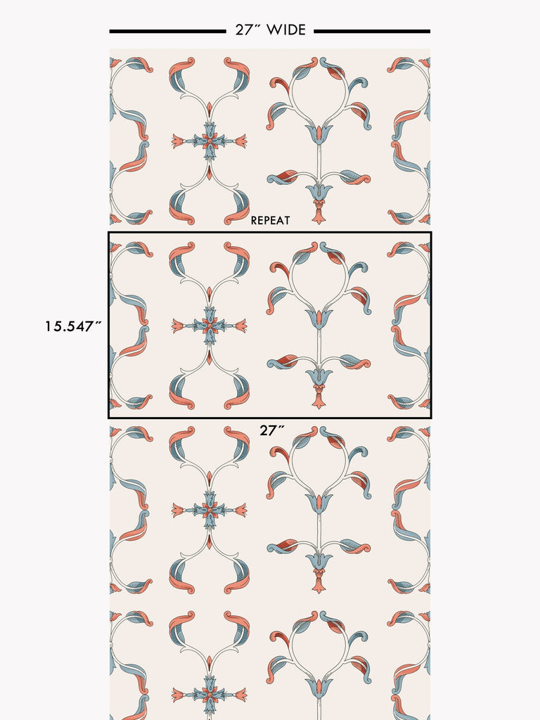 Grimaud Arabesques Wallcovering | FallingStar Studio