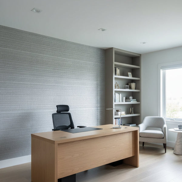 Hank's Horizontal Grasscloth | Phillipe Romano