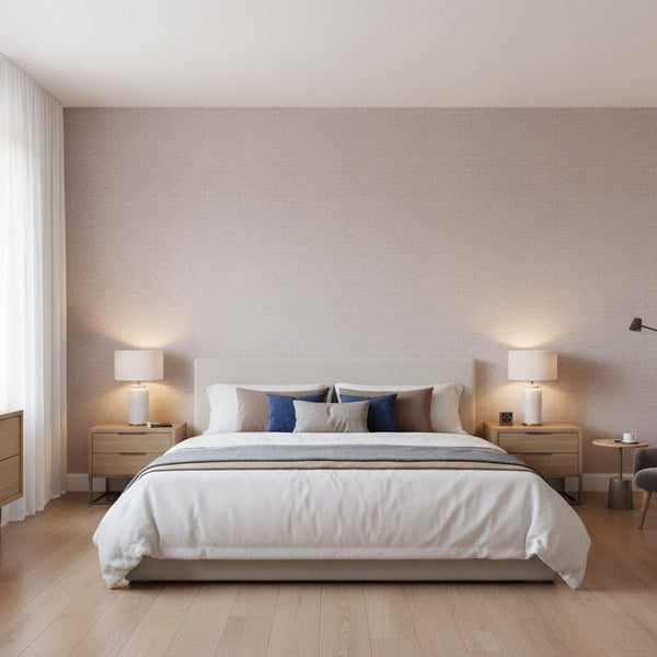 Hilary's Horizontal Grasscloth | Phillipe Romano