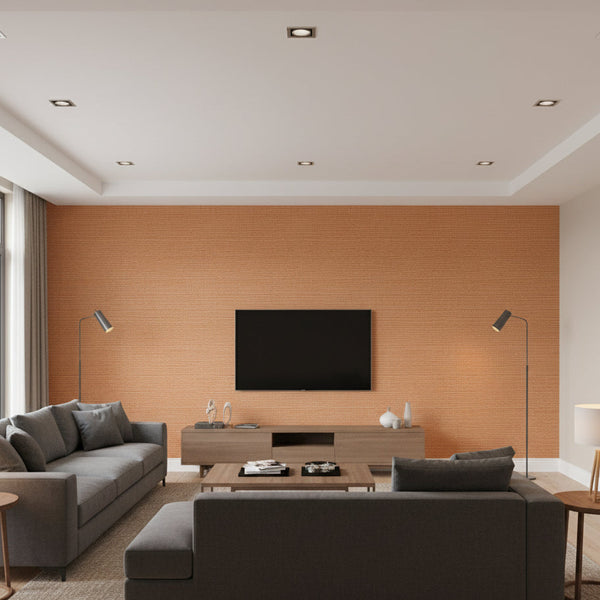 Hilary's Horizontal Grasscloth | Phillipe Romano