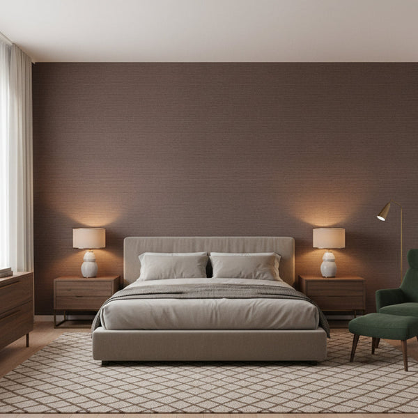 Hilary's Horizontal Grasscloth | Phillipe Romano