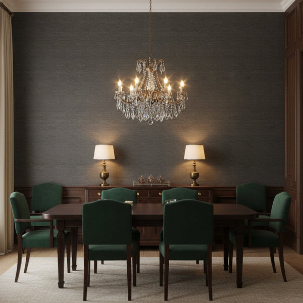 Hilary's Horizontal Grasscloth | Phillipe Romano