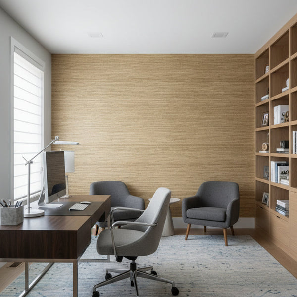 Hollywood Abaca Grasscloth Memo Sample | Phillipe Romano