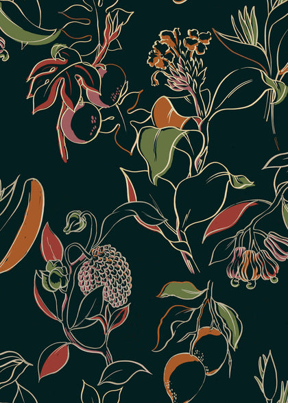 Guanábana Ébano Wallcovering | Tres Tintas