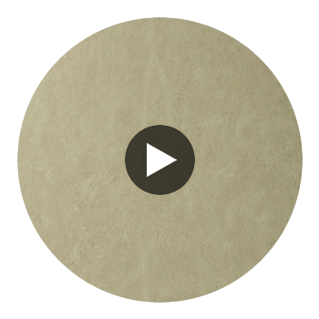Hainsville Faux Leather Durable | Hollywood Wallcoverings Circular Swatch | Hollywood Wallcoverings