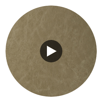 Hainsville Faux Leather Durable | Hollywood Wallcoverings Circular Swatch | Hollywood Wallcoverings