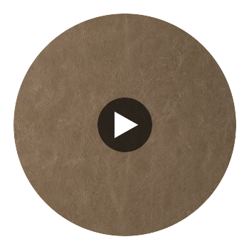 Hainsville Faux Leather Durable | Hollywood Wallcoverings Circular Swatch | Hollywood Wallcoverings