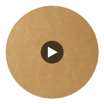 Hainsville Faux Leather Durable | Hollywood Wallcoverings Circular Swatch | Hollywood Wallcoverings