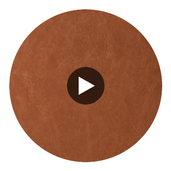 Hainsville Faux Leather Durable | Hollywood Wallcoverings Circular Swatch | Hollywood Wallcoverings