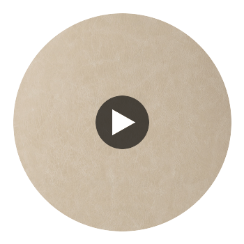 Hainsville Faux Leather Durable | Hollywood Wallcoverings Circular Swatch | Hollywood Wallcoverings