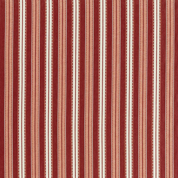 Hammersmith Woven Stripe Red House | Morris & Co.