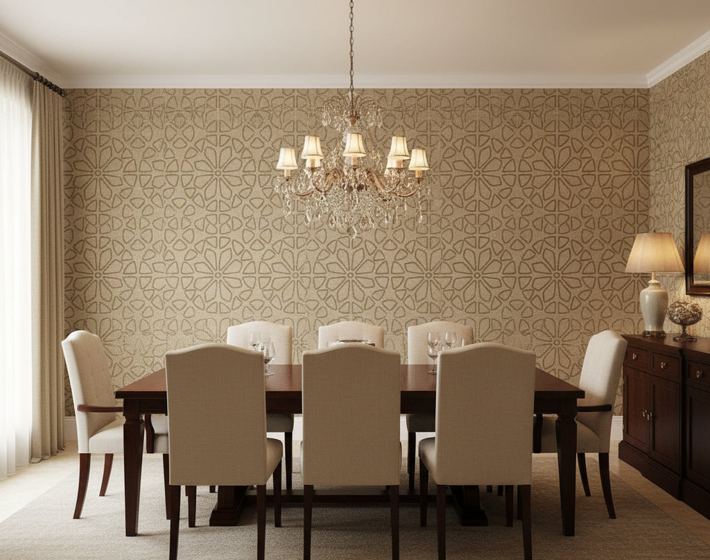 Hang Seng Grass | Phillipe Romano - dining room room setting