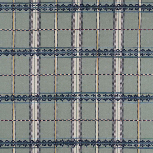 Hanover Check Teal/Indigo | Morris & Co.