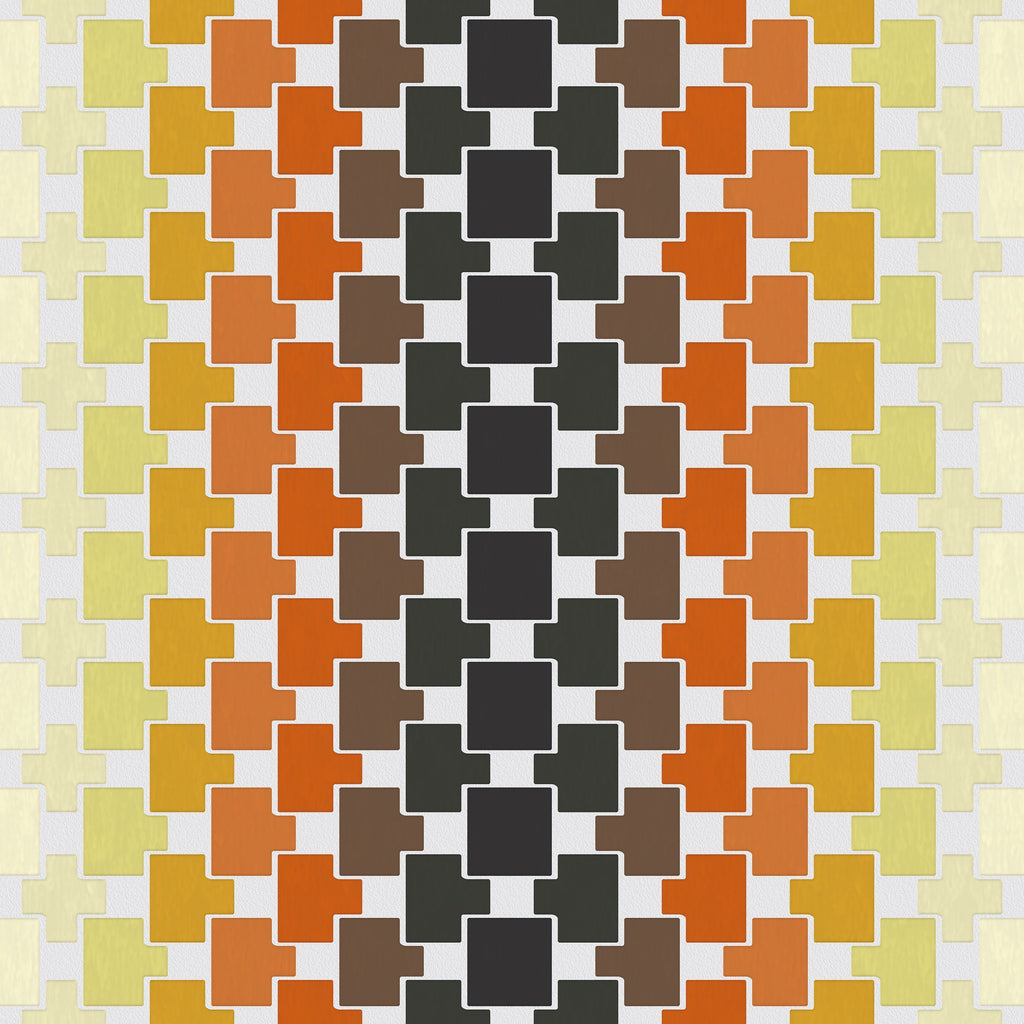 Fremont 1970's Geometric Wallcovering | DW Bespoke Studios