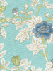 Happy Garden, Turquoise on White