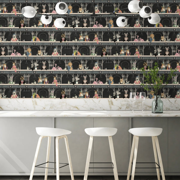 Happy Hour Night Wallcovering | Brand McKenzie
