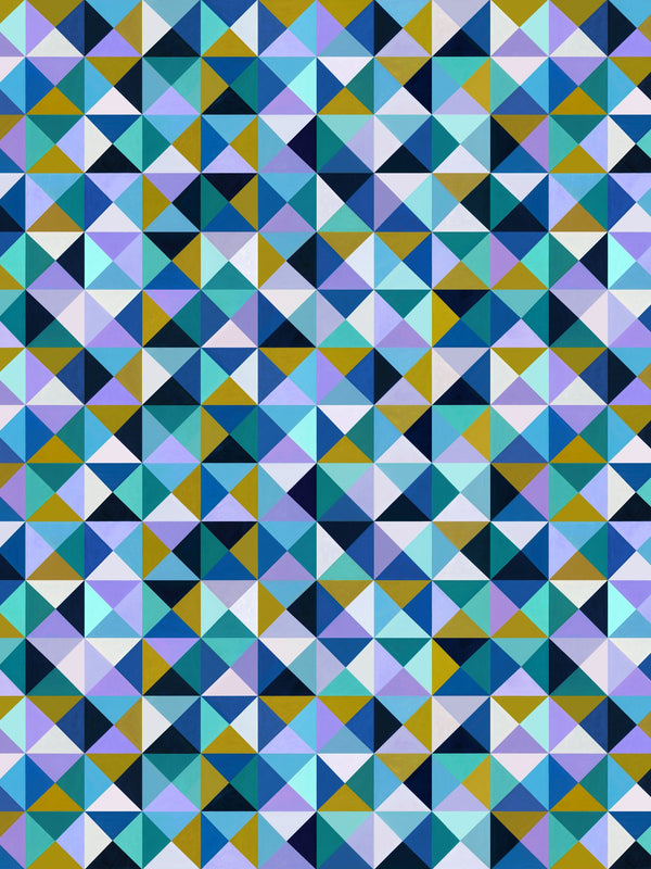 Harlequin Cool Blue Wallcovering | FallingStar Studio