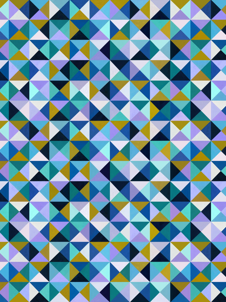 Harlequin Cool Blue Wallcovering | FallingStar Studio