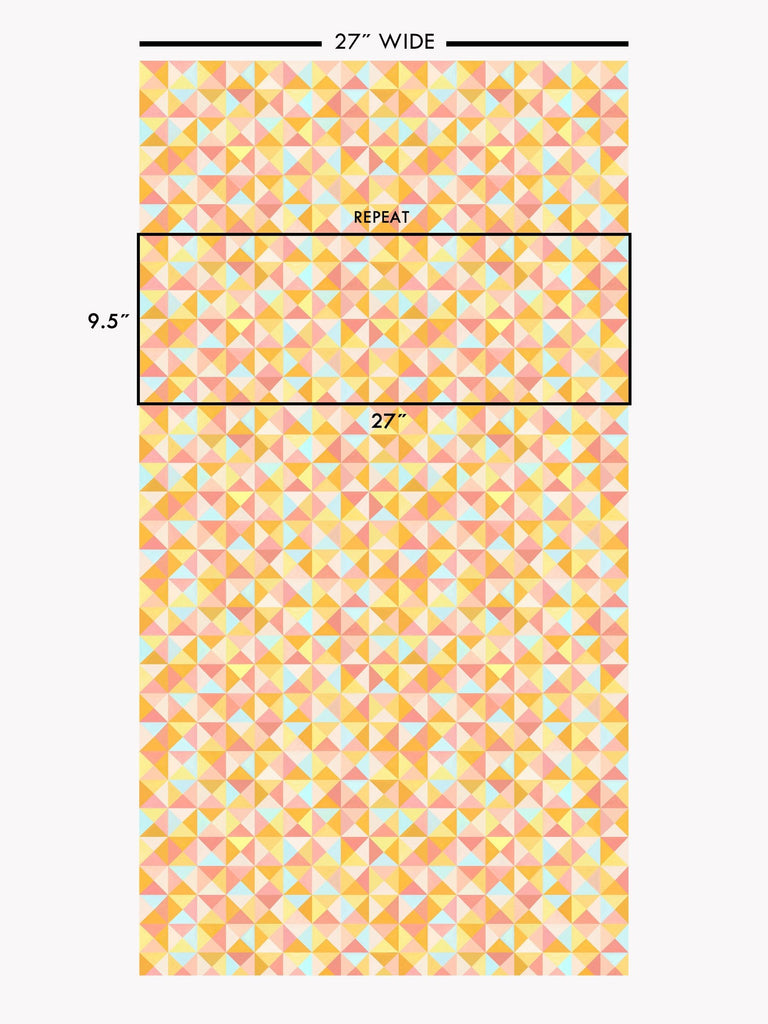 Harlequin Peach Fuzz Wallcovering | FallingStar Studio