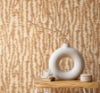 Hartmann Rust Stripe Texture Wallcovering | Jeffrey Stevens - Image 8