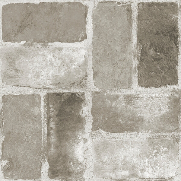 Harvard Brick Grey Peel and Stick Floor Tiles | Jeffrey Stevens - Image 1