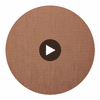 Hawthorne Faux Vertical Silk Durable | Hollywood Wallcoverings Circular Swatch | Hollywood Wallcoverings