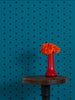 Heart and Soul Small, Black on Blue Wallcovering | FallingStar Studio