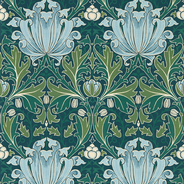 Helena Indigo/Boughs | Morris & Co.