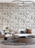 Hex-A-Gone Dove Grey Wall Mural | Jeffrey Stevens - Image 3