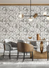 Hex-A-Gone Dove Grey Wall Mural | Jeffrey Stevens - Image 4