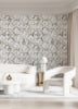 Hex-A-Gone Dove Grey Wall Mural | Jeffrey Stevens - Image 6