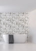 Hex-A-Gone Dove Grey Wall Mural | Jeffrey Stevens - Image 7