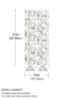 Hex-A-Gone Dove Grey Wall Mural | Jeffrey Stevens - Image 9