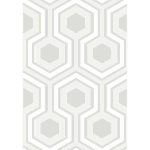 Hicks Grand - Dove Grey Wallcovering | Phillipe Romano