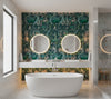 Highland Wonder/Lagoon Wp | Clarke and Clarke - bathroom room setting