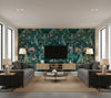 Highland Wonder/Lagoon Wp | Clarke and Clarke - living room room setting