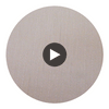 Hilary's Horizontal Grasscloth | Phillipe Romano Circular Swatch | DW