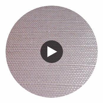 Hilary's Horizontal Grasscloth | Phillipe Romano Circular Swatch | DW