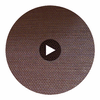 Hilary's Horizontal Grasscloth | Phillipe Romano Circular Swatch | DW