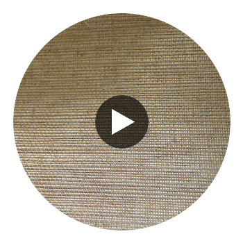 Hilary's Horizontal Grasscloth | Phillipe Romano Circular Swatch | DW