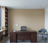Hilary's Horizontal Grasscloth | Phillipe Romano - office room setting