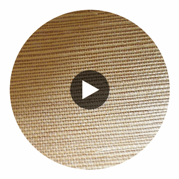 Hilary's Horizontal Grasscloth | Phillipe Romano Circular Swatch | DW