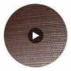 Hilary's Horizontal Grasscloth | Phillipe Romano Circular Swatch | DW