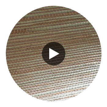 Hilary's Horizontal Grasscloth | Phillipe Romano Circular Swatch | DW