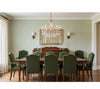 Hilary's Horizontal Grasscloth | Phillipe Romano - dining room room setting