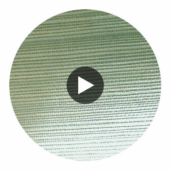 Hilary's Horizontal Grasscloth | Phillipe Romano Circular Swatch | DW