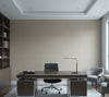Hilary's Horizontal Grasscloth | Phillipe Romano - office room setting