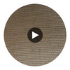 Hilary's Horizontal Grasscloth | Phillipe Romano Circular Swatch | DW