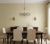 Hilary's Horizontal Grasscloth | Phillipe Romano - dining room room setting